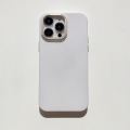 HOCE Luxury Matte Phone Cases For iPhone 15 14 13 Pro Max With Plating Camera Bumper Protect Case For 14 Pure Color Dustproof Net Cover.