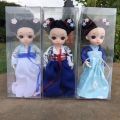【The road to happiness Store】New 16cm BJD Doll with Movable Joints Chinese Style 3D Eyes Beautiful Dolls and Clothes Dress Up Dolls For Girls. 
