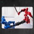 Multi Jointed Movable Robot Desktop Decoration Hand Painted Figure Action Figure for. 