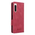 For Sony Xperia 10 V Magnetic Clasp Flip Leather Phone Case.