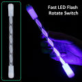 Acrylic Spinning Rotating Pen LED Flash Finger Rotate Pen Anti Slip Coating for Student Entertainment Fidget Twirling Pencil No Pen Refill. 