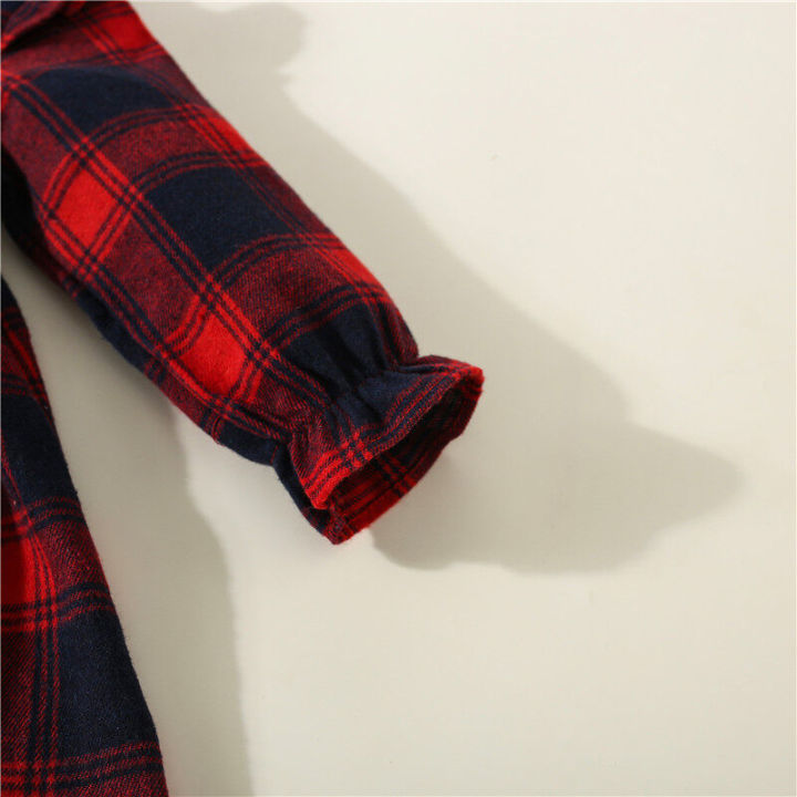 %EF%BC%88NEW%EF%BC%89Spring%20and%20Autumn%20New%20Long%20Sleeve%20Girl%20Baby%20Dress%20Academy%20Style%20Pure%20Cotton%20Plaid%20Waist%20Wrapped%20Princess%20Dress%20Suitable%20for%200-3%20Year%20Old%20Babies%20-%20Image%204