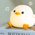 Led Light Rechargeable Cartoon Duck Night Lamp Touch Sensor Eye-friendly Bedside Light Duck Night Light.