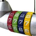 4 Digit Combination Padlock Number Lock Multifunctional Password Padlock for School Gym Locker.