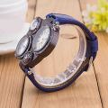 Men Chic Dual Movement Quartz Waterproof Outdoor Thermometer Compass Wrist Watch. 
