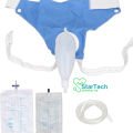 Portable reuseable medical incontinence male female urine container urine collection bag / Silicone Urine Collector Bag Adults Urinal with Urine Catheter Bags for Older Men Woman. 