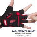 【User-friendly】 MOREOK Bike Gloves Breathable 5MM Gel Pads Bicycle Gloves Shock-Absorbing Mountain Road Cycling Gloves for Men Women. 