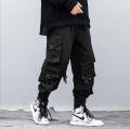 Streetwear Men's Cool Pants Pocket Loose Men HipHop New Fashion Joggers Pants Trousers Men Hombre Male Casual Fashion Cargo. 