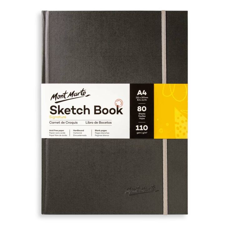 Mont Marte Hardbound Sketch Book 110gsm A4