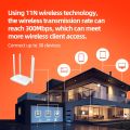 PIX-LINK WR08 300Mbps Wireless Router 802.11 B /G/N With 4 Extender Antenna WPS 2.4G Network High Speed Router For Home Office. 