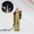 Bullet Shaped Refillable Metal Butane Gas Lighters. 