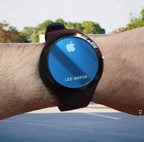 Exclusive New Fashionable Apple Round Watch for Men