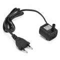 Mini 3W Submersible Water Pump Aquarium Fountain Air Fish Tank Pond Water Pump EU Plug 220-240v/US Plug 110-120v Mayitr. 