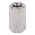 Long Rod Coupling Hex Nut, M12 Corrosion Resistant Metric Hex Coupling Nut for Threaded Rod.