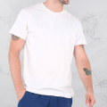 Solid White Colour Soft & Comfortable T-shirt For Men.