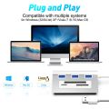 6 in 1 CF Card Reader for SD TF CF Compact Flash Card Adapter Multi Card Reading USB3.0 HUB for Laptop Computer Accessories. 