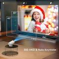 HY300PRO Android Smart Projector  4K Home Theatre WiFi Bluetooth portable Projector Price in Bangleadesh. 