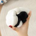 Winter Indoor Panda Children Slippers Flat Furry Home Cartoon Women Slippers Warm Non-slip Parent-child Family Shoes Miaoyoutong. 
