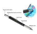 6 in 1 novel Multifunctional Screwdriver Ballpoint Pen Touch Screen Gift Tool School office supplies stationery pen. 
