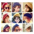 Vintage French Style Plain Beret Cap Beanie Hat Women Girl French Artist Warm Wool Winter Beanie Hat Cap Vintage Plain Berets.