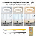 LED Ceiling Fan Lamp With Remote Control E27 Silent 30W Wall Fan Lights for Living Room Bedroom Dimming Smart Ceiling Lamp Fans.