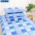 Spot Student Staff Dormitory Three-Piece Set School Bunk Three-Piece 100% Cotton Set Bed Sheet Duvet Cover Not Easy to Wear. 