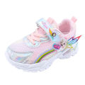 Girls' shoes spring and autumn new breathable mesh shoes leather baby girl student shoes girls sneakers girls running shoes.