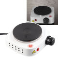 Electric Stove 500W Compact Portable Single Electric Hob Hot Plate Cooktop Fo BS. 