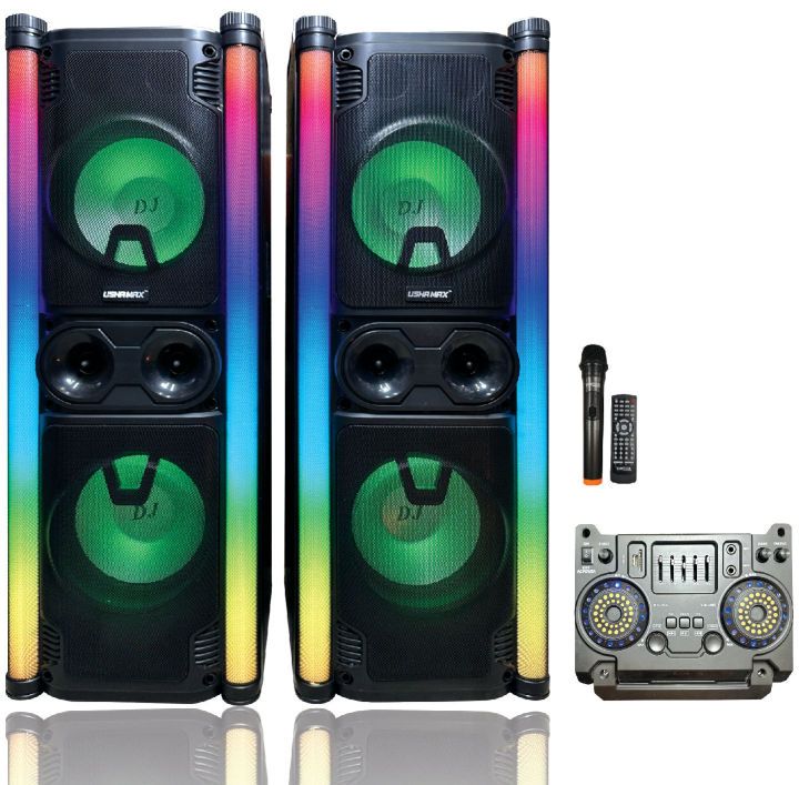 USHAMAX 2.0 Professional HI-FI Stage Speaker System, DJ Speaker, Party Speaker Model: UMX-2030BTM