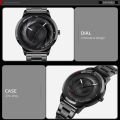 SKMEI 9210 Watch For Men Quartz Watch Business Men Waterproof 3D Camera Design Gift Clock Stainless Steel Strap. 