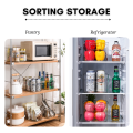 Locaupin Multifunctional Transparent Storage Organizer Space Savers Fridge Container For Condiments Vegetables Fruits. 