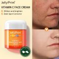Jellyprim Vitamin C Face Cream Whitening Cream for Dark Skin Remove Spots Acne Marks Skincare Niacinamide Brightening Anit-Aging. 