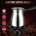 110V Electric Turkey Coffee Pot Electric Turkish Coffee Maker 600ml Stainless Steel Electric Turkish Coffee Machine US Plug.