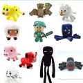 Stuffed Toys minecraft plush toy doll stesti pink pig creeper afraid zombie man spider ender dragon doll man. 