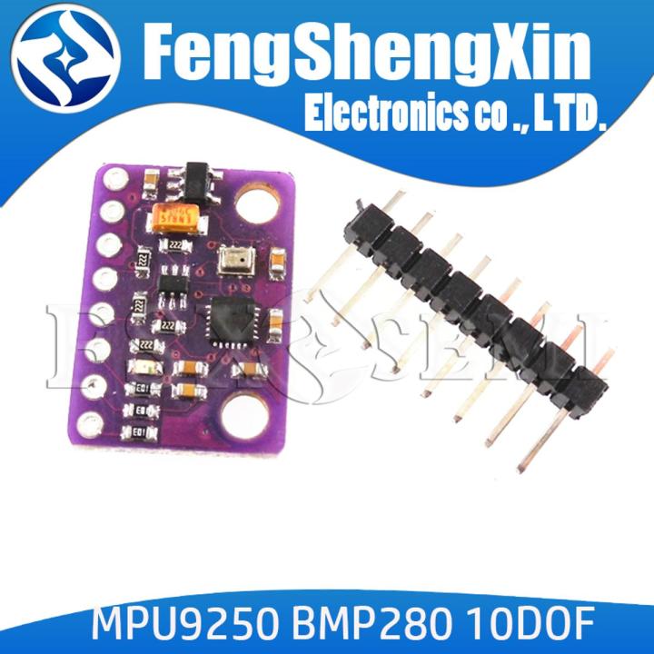 MPU-9250 MPU9250 BMP280 SPI IIC/I2C 10DOF Acceleration Gyroscope Compass 9-Axis Sensor Board Module GY-91 For Arduino 3-5V