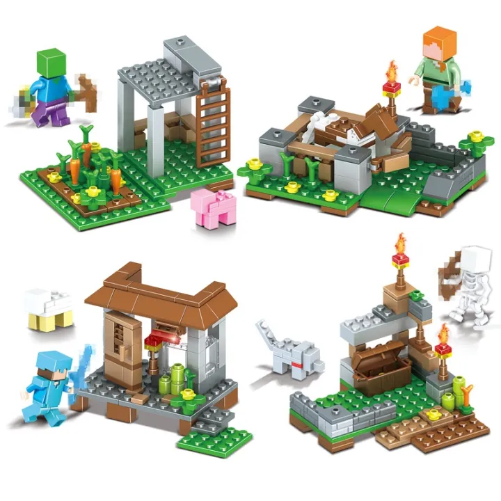%EF%BC%88New%EF%BC%89Minecraft%20Lego%20Brick%20Village%20et%20Minifigure%20Diy%20Education%20Toy%20Gift%20720%20%208%20in%201%20-%20Image%204