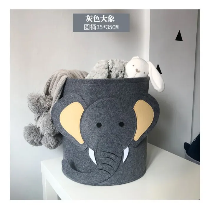 Tiktok%20ins%20Cartoon%20Baby%20Toy%20Bucket%20Felt%20Bag%20Washable%20Dirty%20Clothes%20Storage%20Basket%20-%20Image%203