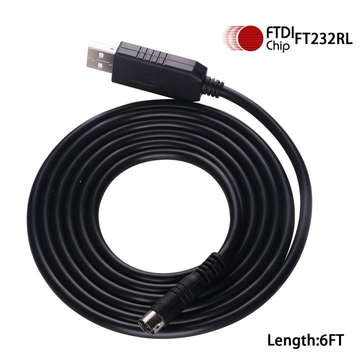 1761-cbl-pm02%20USB%20DB9%20to%208%20Din%20RS232%20Serial%20Programming%20Cable%20for%20Allen%20Bradley%20PLC%201000%201100%201200%201400%201500%20Series%20-%20Image%204