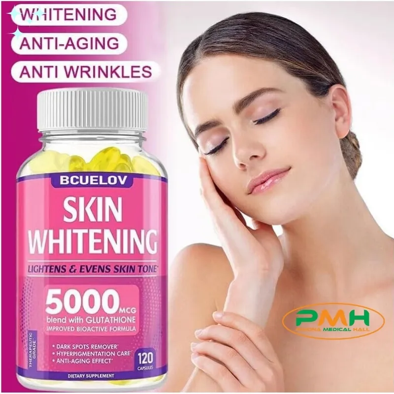 Glutathione 5000mcg Skin Whitening Capsules