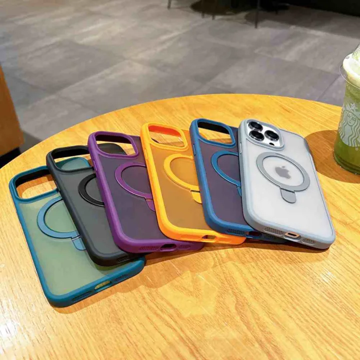 HODON%20Luxury%20Magnetic%20Kickstand%20Matte%20Clear%20Phone%20Case%20For%20iPhone%2011%2012%2013%2014%2015%2016%2017%20Pro%20Max%2014%2015%20Plus%20MagSafe%20Cases%20With%20Lens%20Ring%20Protector%20Shockproof%20Back%20Cover%20-%20Image%2010