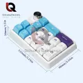 KZZIK20 Wireless Numeric Keypad Programming Custom Knob Keyboard RGB Lamplight Mini Button Gaming 3 Modes Mechanical Keyboard. 