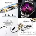 Luxury Men's Watch Waterproof Luminous Hands Automatic Date Stainless Steel Clock Quartz Watch Men's Business Wristwatch. 