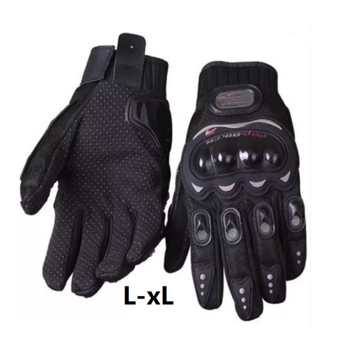 New pro Biker full finger  hand gloves or motorcycle riding  gloves for men -Black