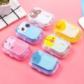 Contact Lens Travel Case Kid Set Storage Pocket Mirror Container Holder Box. 