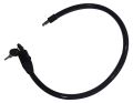 Bicycle Cable Lock / Steel Key Helmet Cable Lock (Black).
