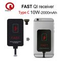10W Wireless Charging Qi Receiver for Samsung Huawei Xiaomi Iphone5-7 Universal Micro USB Type C Fast Wireless Charger Adapter.