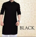 Mens premium whole black panjabi. 
