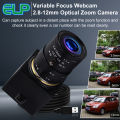 ELP 4K HD USB Camera High Speed 30FPS Webcam 4X Optical Zoom Web Camera USB Mini Camera for Industrial and Video Conference.