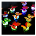 Colorful luminous butterfly small night lamp flash simulation butterfly lamp Encounter. 