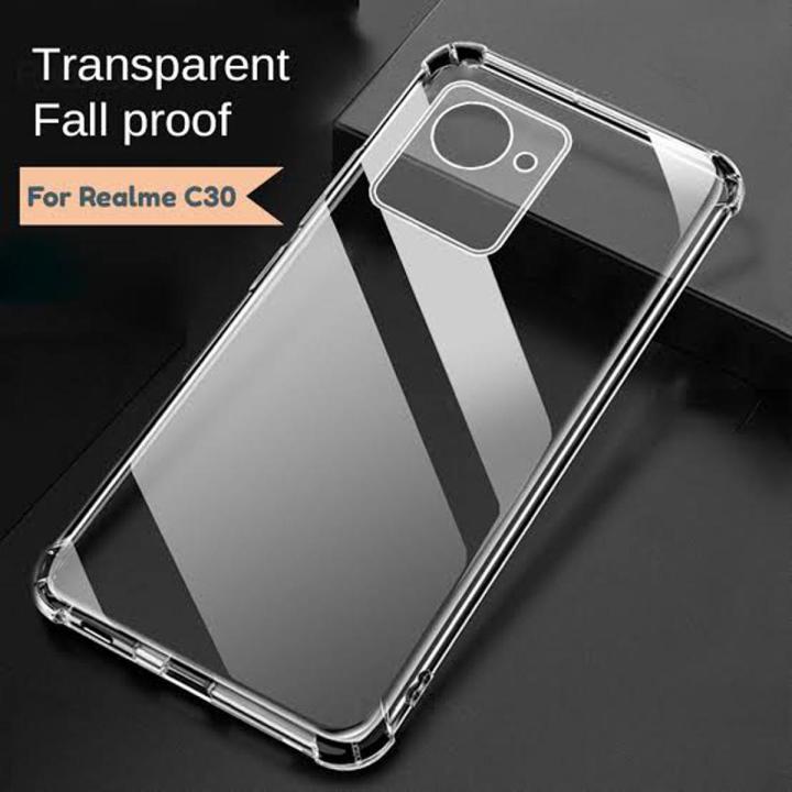 For Realme C30 4g, Narzo 50i Prime Clear Cover Soft Thin Anti-Scratches Crystal Case New(Transparent) (Back Case Cover For Smartphone)